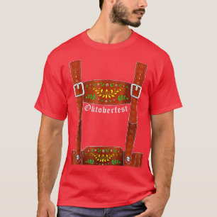 Camiseta Lederhosen Suspenders Oktoberfest Halloween Bavari