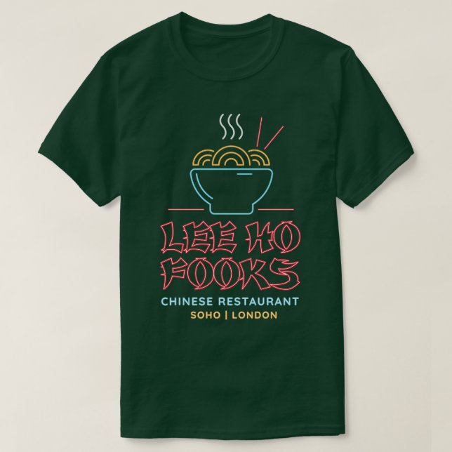 Camiseta Lee Ho Fooks - Restaurante Chinês (Frente do Design)