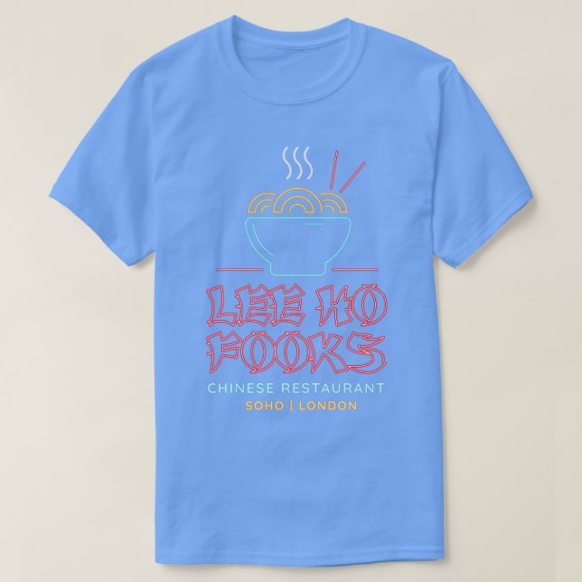 Camiseta Lee Ho Fooks - Restaurante Chinês (Frente do Design)