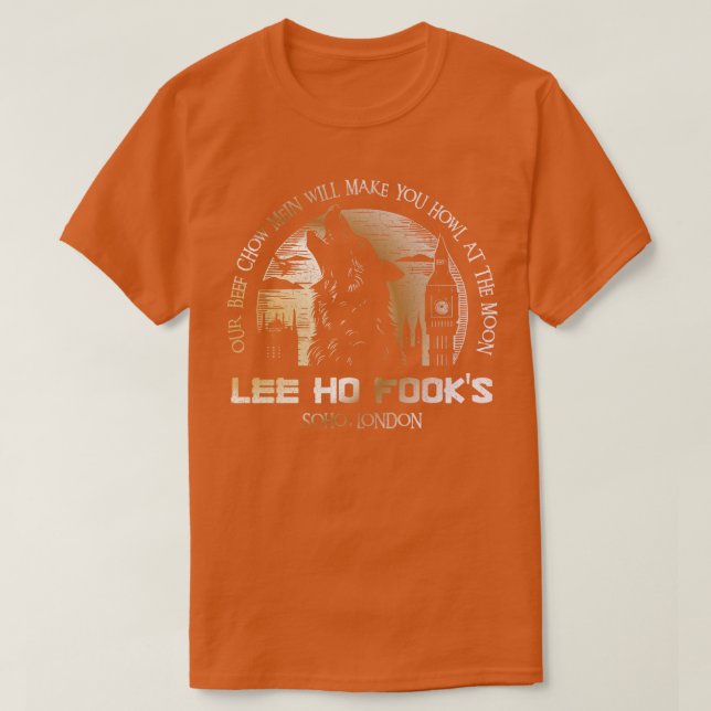 Camiseta Lee Ho Fooks Soho London 1978 Warren Zevon Werewol (Frente do Design)