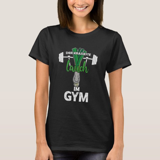 Camiseta Leek Mass Dumbbell Muscle Toner Malhação Humor 4 (Frente)