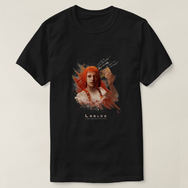 Camiseta Leeloo Dallas, Crianças Multipass (Frente do Design)