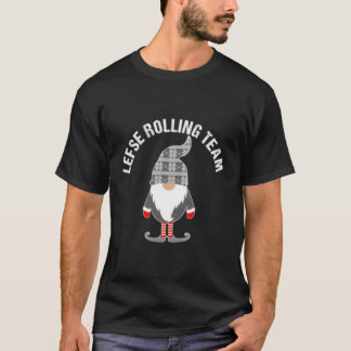 Camiseta Lefse Rolling Tomte Gnome Scandinávia
