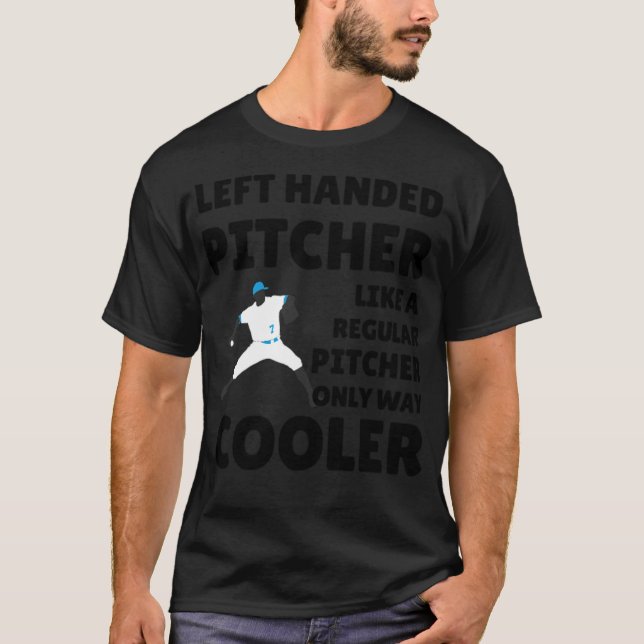 Camiseta Left Handed Pitcher Gift  Lefty Pitcher Baseball b (Frente)
