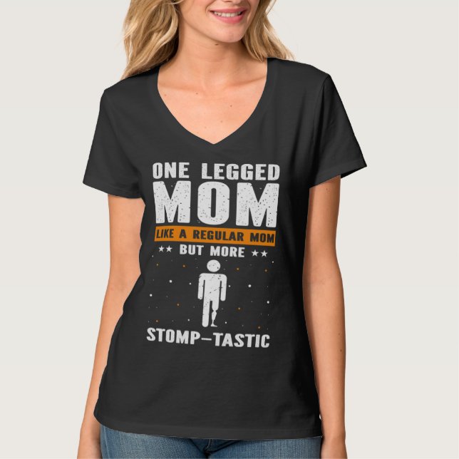 Camiseta Leg Prosthesis Quote for Falke Limb and Artificial (Frente)