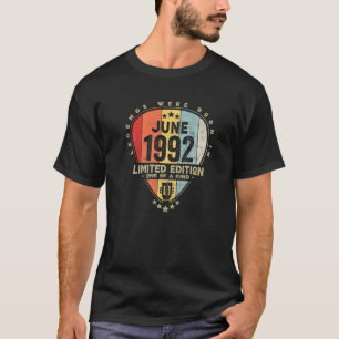 Camiseta Lega de violão Lendas Nasceram Em Junho de 1992 G
