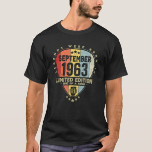 Camiseta Lega de violão Lendas Nasceram Em Setembro De 19