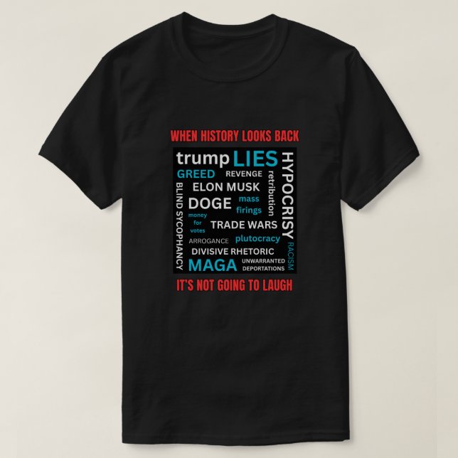 CAMISETA LEGACIDADE DE TRUMP (Frente do Design)