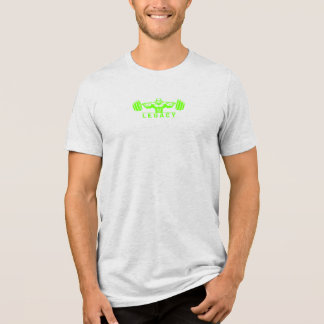 Camiseta Legacy Minimalist Gym Design – Neon Green Fitness