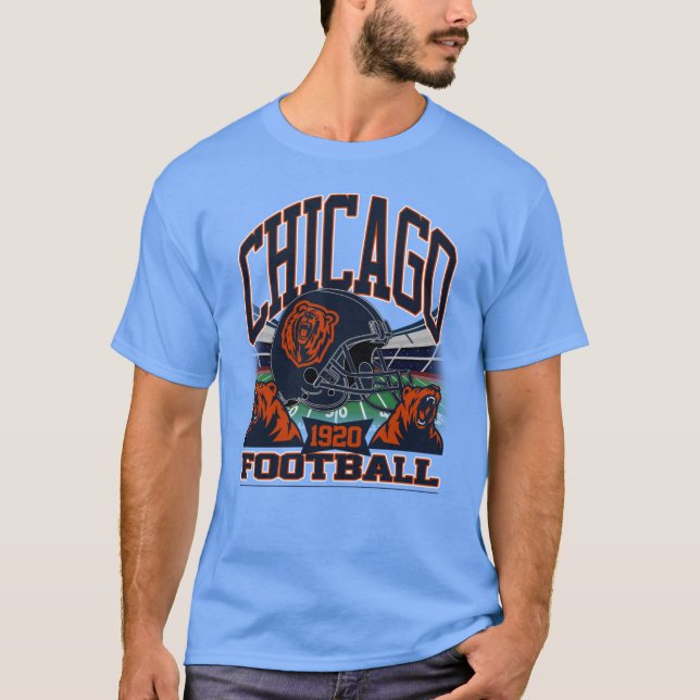 Camiseta Legado Antigo do Futebol de Chicago Gridiron (Frente)