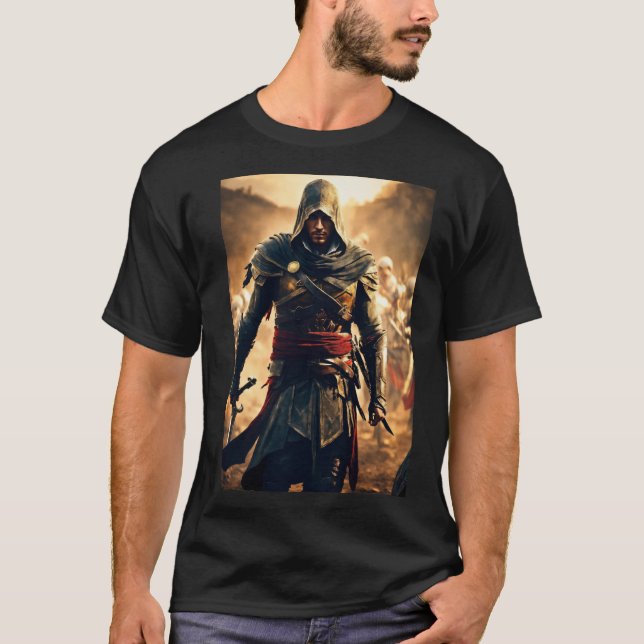 Camiseta Legado de Assassin: Liberar as Sombras (Frente)