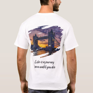 Camiseta "Legado de Londres: Silhueta Sunset"