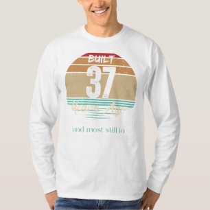 Camiseta Legado de Vintage: 37º Aniversário Partes Originai