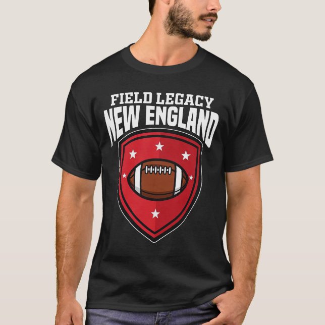 CAMISETA LEGADO DO CAMPO DA NOVA INGLATERRA - FUTEBOL DA NO (Frente)