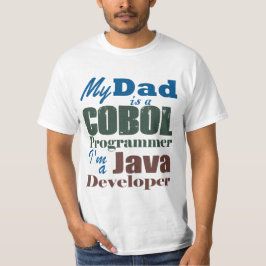 Camiseta Legado do Programador Genérico Java do Pai Cobol