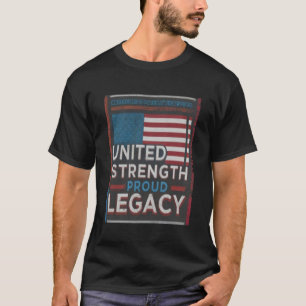 Camiseta Legado Orgulhoso da Força Unida