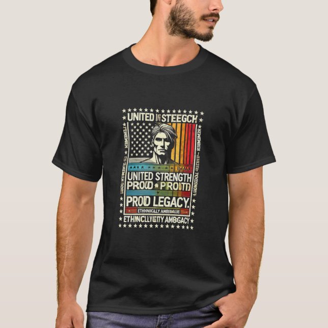 Camiseta Legado Orgulhoso da Força Unida (Frente)