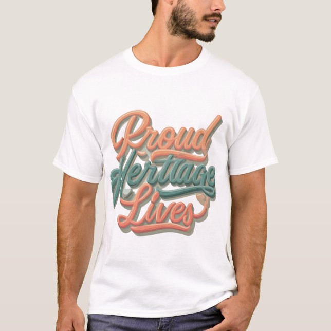 Camiseta Legado Orgulhoso Vive (Frente)