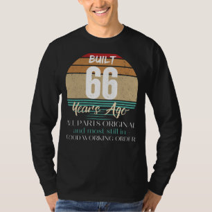 Camiseta Legado Vintage: 66. Aniversário Partes originais T