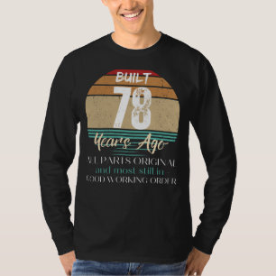 Camiseta Legado Vintage: 78. Aniversário - Partes originais