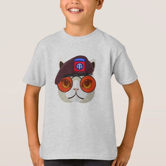 Camiseta Legal 82º Gatinho aéreo Kat! (Frente)
