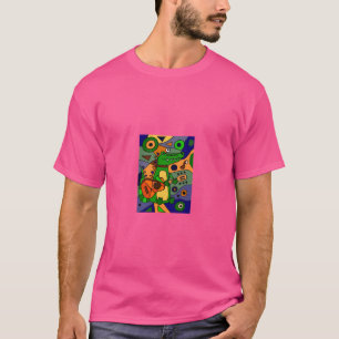 Camiseta Legal Alligador Engraçado Tocando Violão Arte Mode