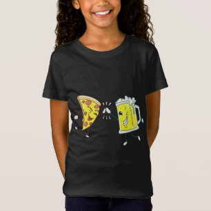 Camiseta Legal Alto Cinco Com Pizza E Cerveja Para Meninos