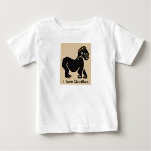 Camiseta Legal amo GORILLAS - Ape - Primate - África -