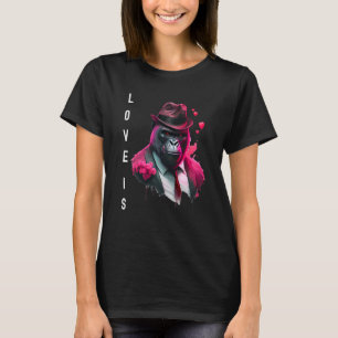 Camiseta Legal amor é com Dia de os namorados de coração