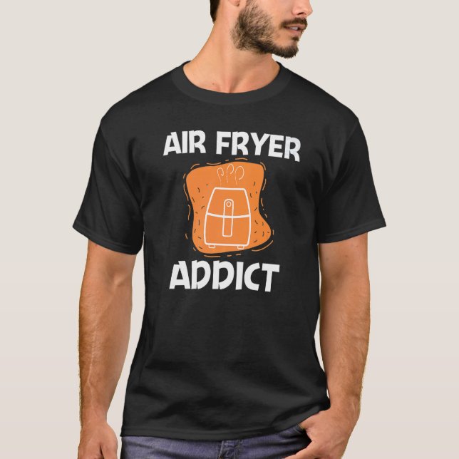 Camiseta Legal Ar Fryer Para Homens Cozinhar Gadget Cook (Frente)