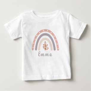 Camiseta Legal Arco-íris Boho com Nome Personalizado