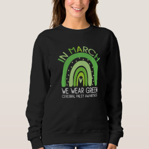 Camiseta Legal Arco-Íris em março Vestimos a paralisia do C
