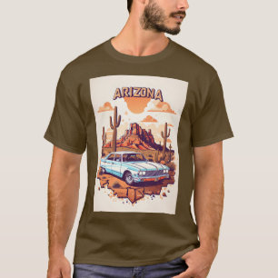 Camiseta Legal Arizona Computador Gerado s/Carro Antigo