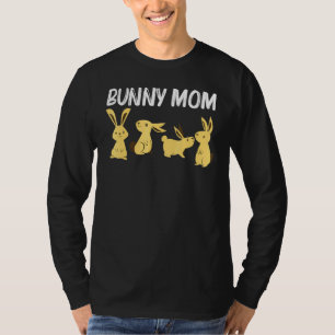 Camiseta Legal Arte Coelhinha Para Mamãe Coelho Jersey Wool