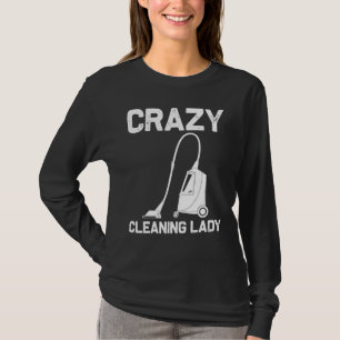 Camiseta Legal Arte De Limpeza Para Mulheres Ferramenta Lim