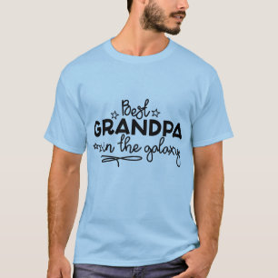 Camiseta Legal arte de palavras do vovô galáxia