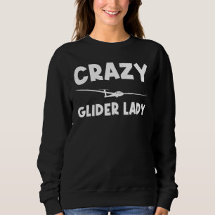 Camiseta Legal Arte Glider Para Mulheres Mãe Glidina Do Ar