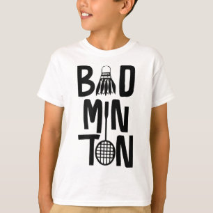Camiseta Legal Arte Mínima de Badminton, Badminton Shuttle