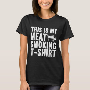 Camiseta Legal Arte Para Fumar Carne Para Homens Mulheres C