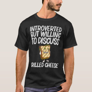 Camiseta Legal Arte Queijo Grelha Para Homens Mulheres Sand