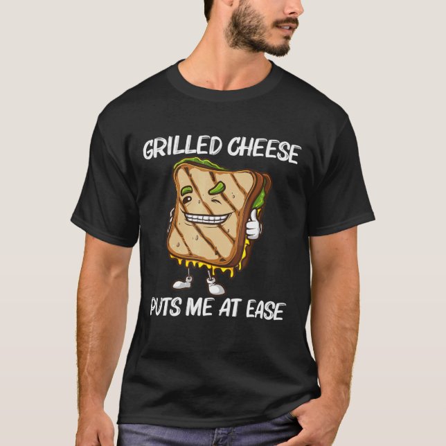 Camiseta Legal Arte Queijo Grelha Para Homens Mulheres Sand (Frente)