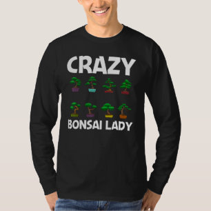 Camiseta Legal Árvore Bonsai Para Mulheres Mãe Planta Dama