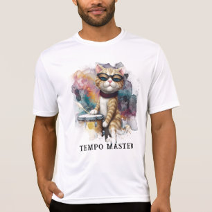 Camiseta *~* Legal Atitude Percussionista do Cat DRUMMER AP