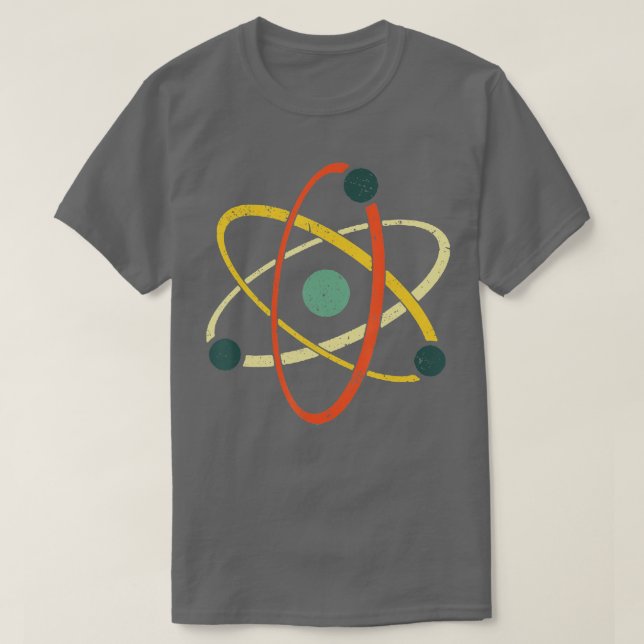 Camiseta Legal Atom Art Men Mulheres Biologia Física Químic (Frente do Design)