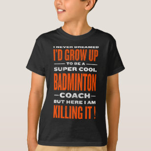 Camiseta Legal Badminton Coach Funny Badminton Player Humor
