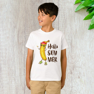 Camiseta Legal Banana Hello Summer Funny Fruta tropical