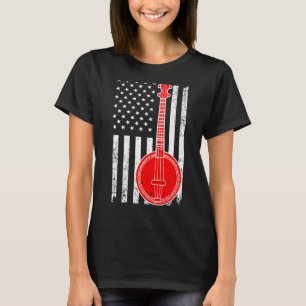 Camiseta Legal Banjo Para Homens Crianças Bluegrass Banjo P