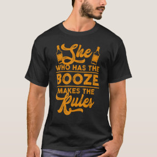 Camiseta Legal Bartender Para Mulheres Mistólogas Líquidas
