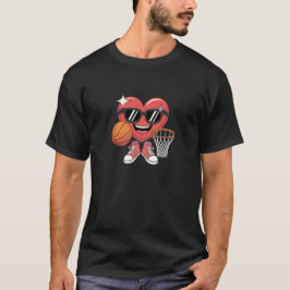 Camiseta Legal Basquete de Coração