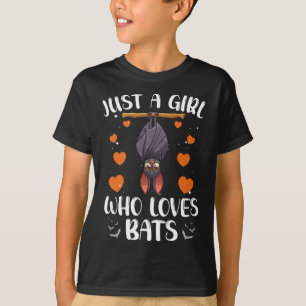Camiseta Legal Bat Para Mulheres Meninas Frutas Bat Lovers